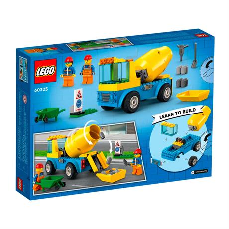 Конструктор LEGO City Great Vehicles Бетоновоз 85 деталей (60325) - фото 8