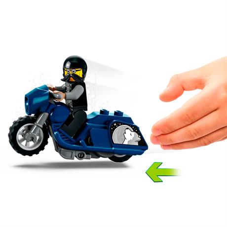 Конструктор LEGO City Stuntz Туристический трюковый мотоцикл 10 деталей (60331) - фото 4