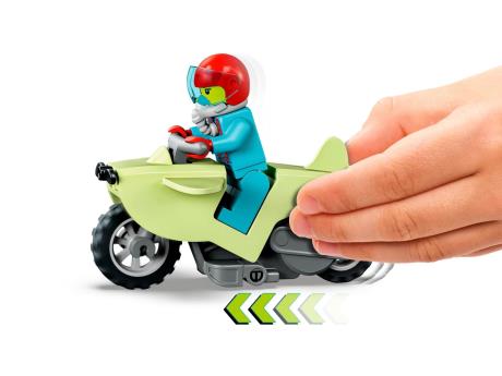 Конструктор LEGO City Stuntz Каскадерська петля Удар Шимпанзе 226 деталей (60338) - фото 0