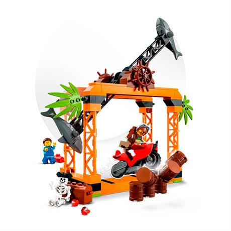 Конструктор LEGO City Stuntz Трюковое испытание Нападение Акулы 122 детали (60342) - фото 2