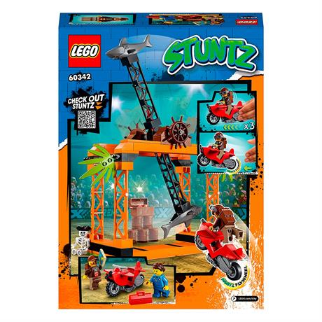 Конструктор LEGO City Stuntz Трюковое испытание Нападение Акулы 122 детали (60342) - фото 9