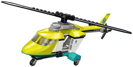 Конструктор LEGO City Вантажівка для рятувального гелікоптера 215 деталей (60343) - фото 0