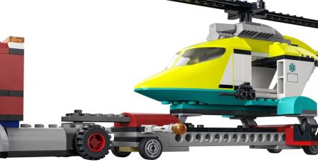 Конструктор LEGO City Вантажівка для рятувального гелікоптера 215 деталей (60343) - фото 0