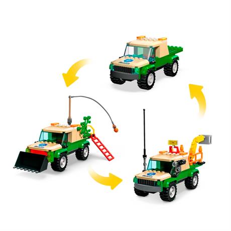 Конструктор LEGO City Wildlife Місії порятунку диких тварин 246 деталей (60353) - фото 2