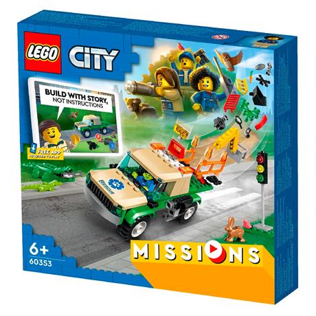 Конструктор LEGO City Wildlife Місії порятунку диких тварин 246 деталей (60353) - фото 5