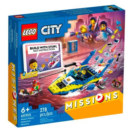 Конструктор LEGO City Police Детективні місії водної поліції 278 деталей (60355) - фото 5