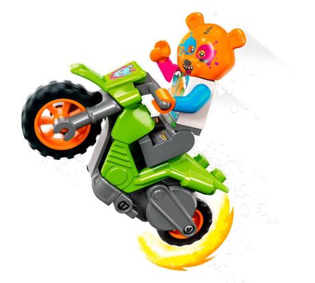 Конструктор LEGO City Каскадерский мотоцикл ведмедя 10 деталей (60356) - фото 0