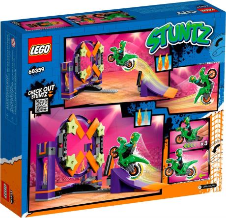 Конструктор LEGO City Stuntz Завдання із каскадерською рампою 144 деталей (60359) - фото 0
