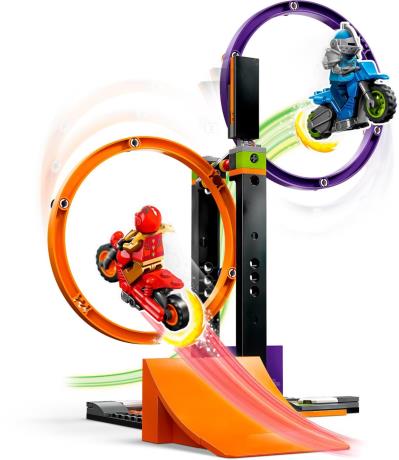 Конструктор LEGO City Stuntz Каскадерське завдання із обертанням 117 деталей (60360) - фото 0