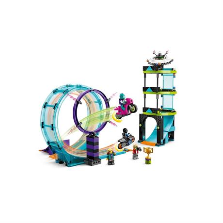 Конструктор LEGO City Stuntz Невероятная задача для каскадеров 385 деталей (60361) - фото 1