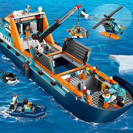 Конструктор LEGO City Exploration Арктичний дослідницький корабель 815 деталей (60368) - фото 1