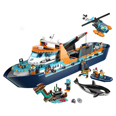 Конструктор LEGO City Exploration Арктичний дослідницький корабель 815 деталей (60368) - фото 9