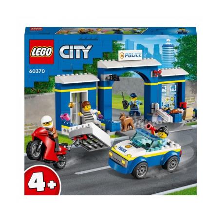Конструктор LEGO City Переслідування на поліцейській дільниці 172 деталі (60370) - фото 4