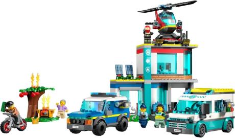 Конструктор LEGO City Центр керування рятувальним транспортом 706 деталей (60371) - фото 0