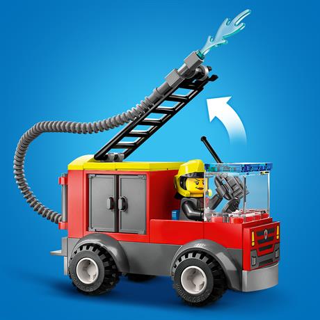 Конструктор LEGO City Fire Department Пожежне депо та пожежна машина 153 деталі (60375) - фото 2