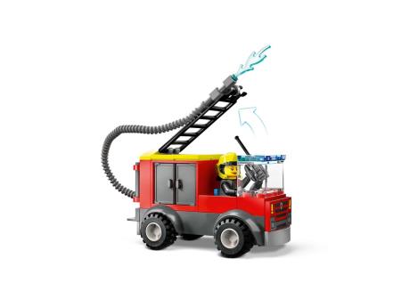 Конструктор LEGO City Fire Department Пожежне депо та пожежна машина 153 деталі (60375) - фото 0