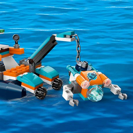 Конструктор LEGO City Exploration Исследовательская подводная лодка 182 детали (60377) - фото 1