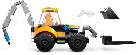 Конструктор LEGO City Екскаватор 148 деталей (60385) - фото 0