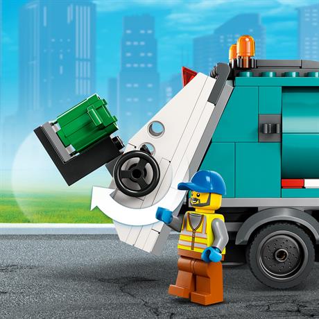 Конструктор LEGO City Great Vehicles Мусороперерабатывающий грузовик 261 деталь (60386) - фото 2