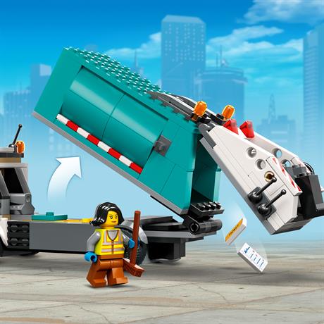 Конструктор LEGO City Great Vehicles Мусороперерабатывающий грузовик 261 деталь (60386) - фото 3