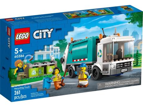 Конструктор LEGO City Great Vehicles Сміттєпереробна вантажівка 261 деталь (60386) - фото 0