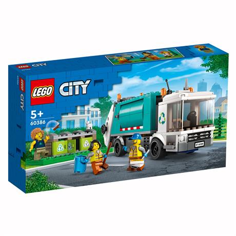 Конструктор LEGO City Great Vehicles Мусороперерабатывающий грузовик 261 деталь (60386) - фото 0