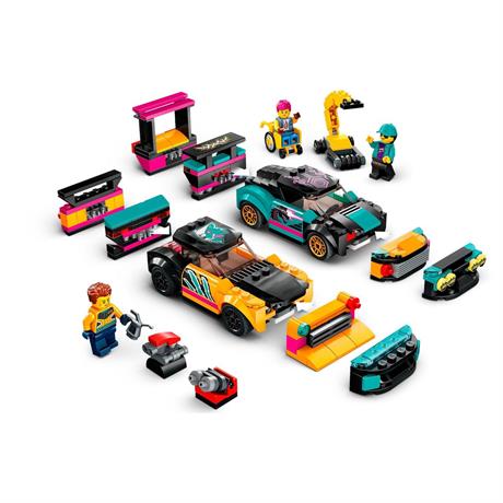 Конструктор LEGO City Great Vehicles Тюнинг-ателье 507 деталей (60389) - фото 8