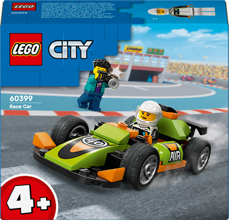 Конструктор LEGO City Зеленый гоночный автомобиль 56 деталей (60399) - фото 2