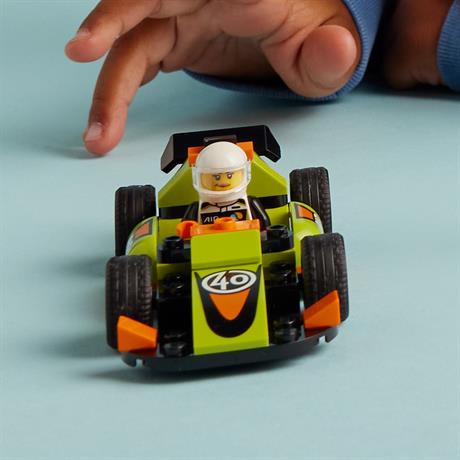 Конструктор LEGO City Зеленый гоночный автомобиль 56 деталей (60399) - фото 5