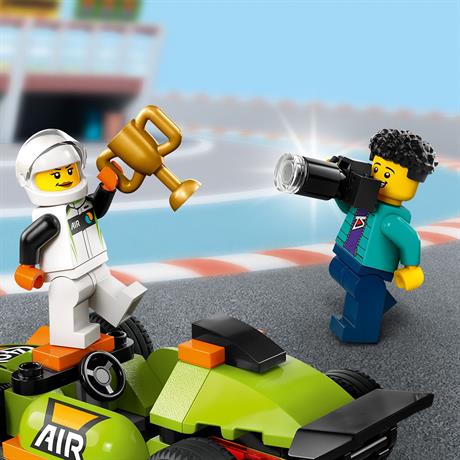 Конструктор LEGO City Зелений автомобіль для перегонів 56 деталей (60399) - фото 7