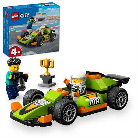 Конструктор LEGO City Зелений автомобіль для перегонів 56 деталей (60399) - фото 0