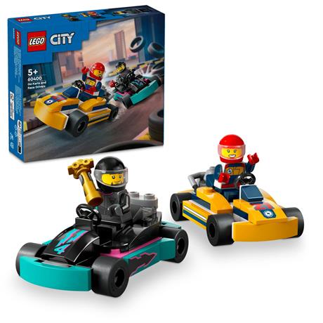 Конструктор LEGO City Картинг и гонщики 99 деталей (60400) - фото 1