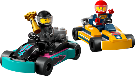 Конструктор LEGO City Картинг и гонщики 99 деталей (60400) - фото 3