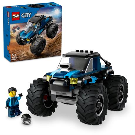 Конструктор LEGO City Синий грузовик-монстр 148 деталей (60402) - фото 1
