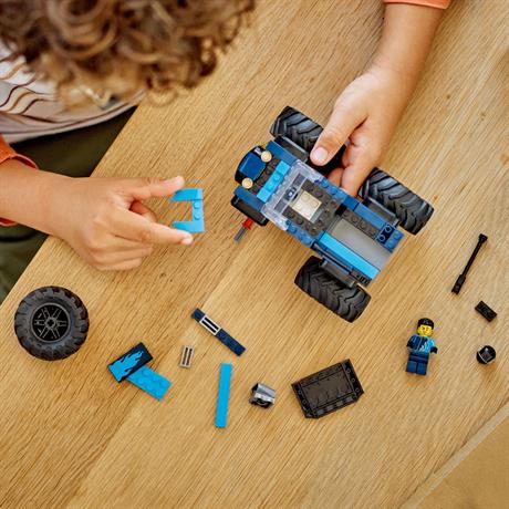 Конструктор LEGO City Синий грузовик-монстр 148 деталей (60402) - фото 7