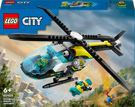 Конструктор LEGO City Вертолет аварийно-спасательной службы 226 деталей (60405) - фото 2