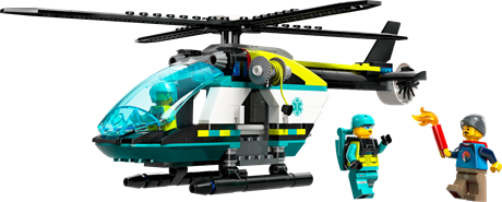 Конструктор LEGO City Гелікоптер аварійно-рятувальної служби 226 деталей (60405) - фото 4