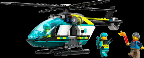 Конструктор LEGO City Гелікоптер аварійно-рятувальної служби 226 деталей (60405) - фото 4