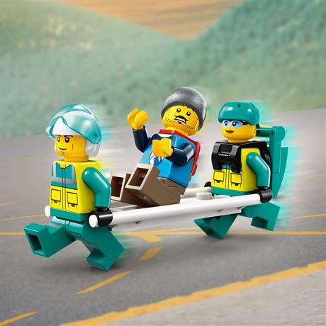 Конструктор LEGO City Гелікоптер аварійно-рятувальної служби 226 деталей (60405) - фото 7