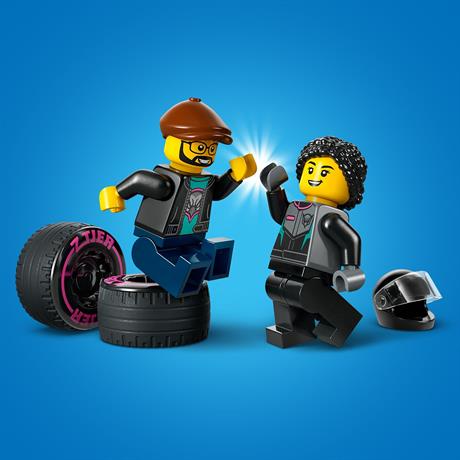 Конструктор LEGO City Автомобіль для перегонів та автовоз 328 деталей (60406) - фото 7