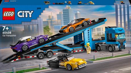 Конструктор LEGO City Вантажівка-транспортер зі спортивними авто 998 деталей (60408) - фото 2