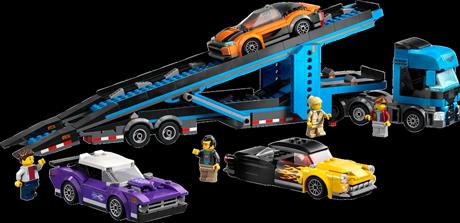 Конструктор LEGO City Вантажівка-транспортер зі спортивними авто 998 деталей (60408) - фото 4