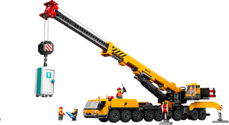 Конструктор LEGO City Жовтий пересувний будівельний кран 1116 деталей (60409) - фото 4