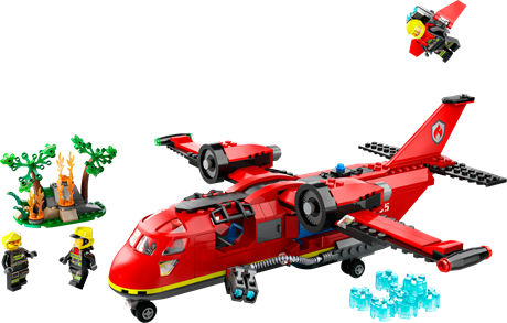 Конструктор LEGO City Пожежний рятувальний літак 478 деталей (60413) - фото 1