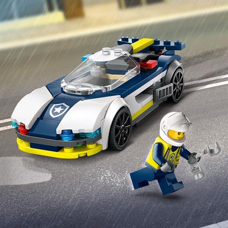Конструктор LEGO City Преследование маслкара на полицейском автомобиле 213 деталей (60415) - фото 2