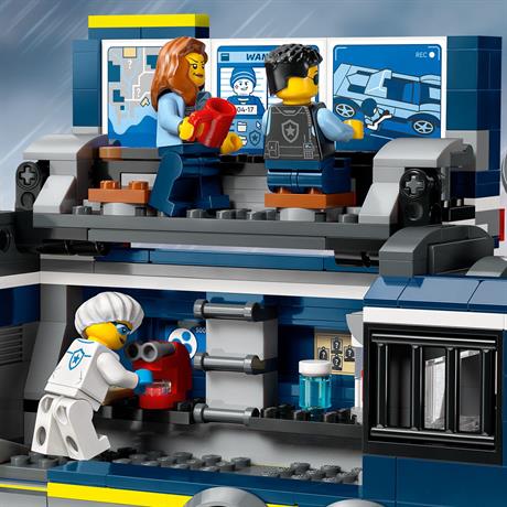 Конструктор LEGO City Передвижная полицейская криминалистическая лаборатория 674 детали (60418) - фото 3