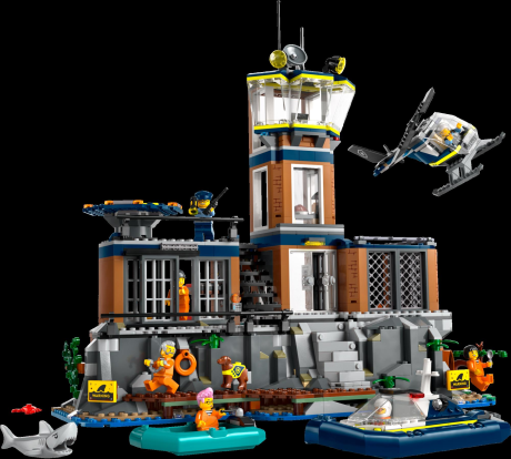 Конструктор LEGO City Поліцейський острів-в'язниця 980 деталей (60419) - фото 1