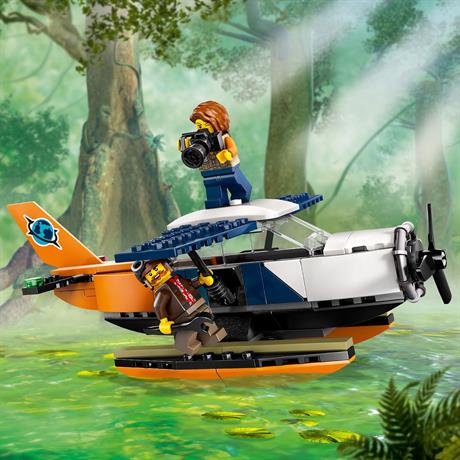 Конструктор LEGO 177 Водний літак для дослідження джунглів City деталей (60425) - фото 5