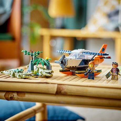 Конструктор LEGO 177 Водний літак для дослідження джунглів City деталей (60425) - фото 6