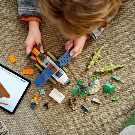 Конструктор LEGO 177 Водний літак для дослідження джунглів City деталей (60425) - фото 9